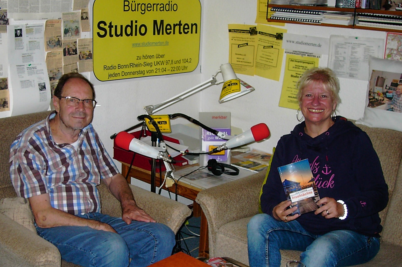 v. l.: Otto Ganser und Anja Eichbaum